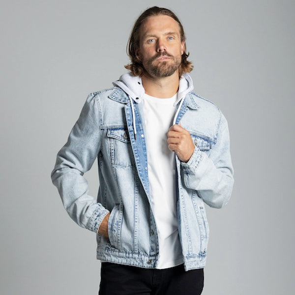 MENS DENIM JACKET LIGHT BLUE