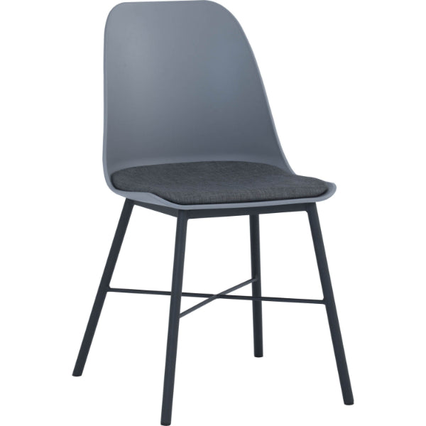 LAXMI DINING CHAIR BLACK GREY