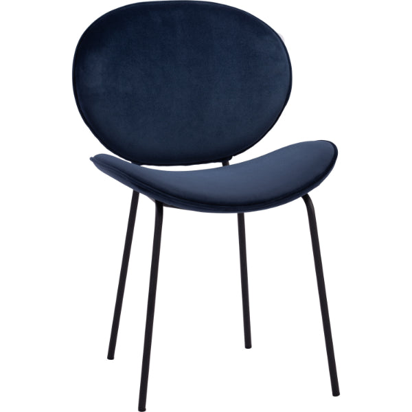 HINLIM ORMER DINING CHAIR BACLK AND NAVY