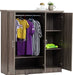 DUBLIN 3 DOOR LOW WARDROBE SONOMA DARK