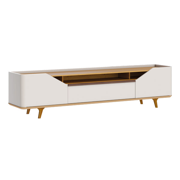 TV STAND ARC 2P 2.2 OFF WHITE AND NATURE