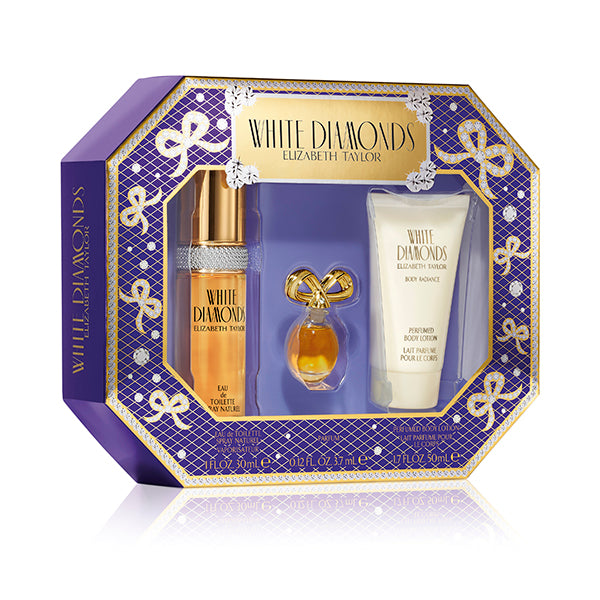 Elizabeth Taylor Ladies White Diamonds Gift Set