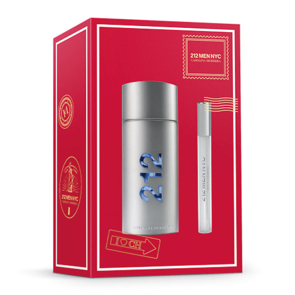 CAROLINA HERRERA 212 男士香水 100ML + MGSP 10ML 礼品套装
