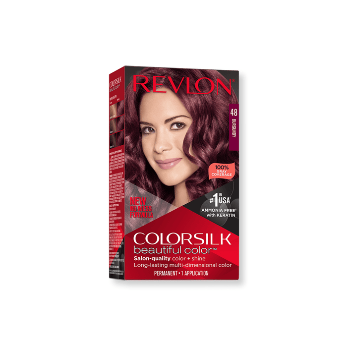 REVLON COLOURSILK BEAUTIFUL COLOR 48 BURGUNDY