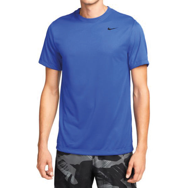 NIKE MENS DRIFIT LEGEND FITNESS RESET TEE GAME ROYAL/BLUE