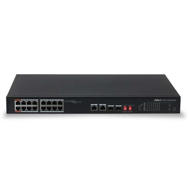 DAHUA 16 PORT POE SWITCH DH-PFS3218-16ET-135