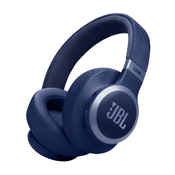 JBL Live 770NC Wireless Noise Cancelling Over-Ear Headphones, Blue (JBLLIVE770NCBLU)