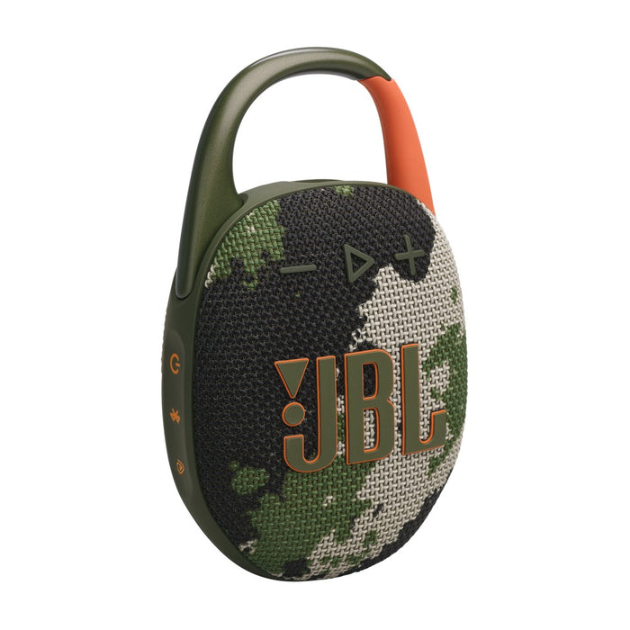 JBL Clip 5 Portable Bluetooth Speaker with Carabiner, Squad (JBLCLIP5SQUAD)