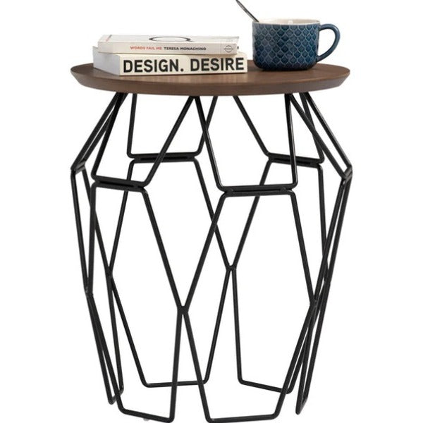 HINLIM NANO ROUND SIDE TABLE  BLACK