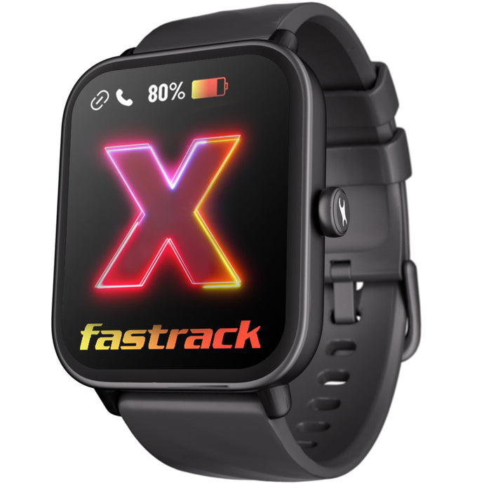 Fastrack Black Unisex Smart Watch